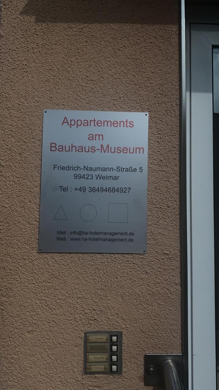 Cityappartement Am Bauhaus-Museum Ваймар Екстериор снимка